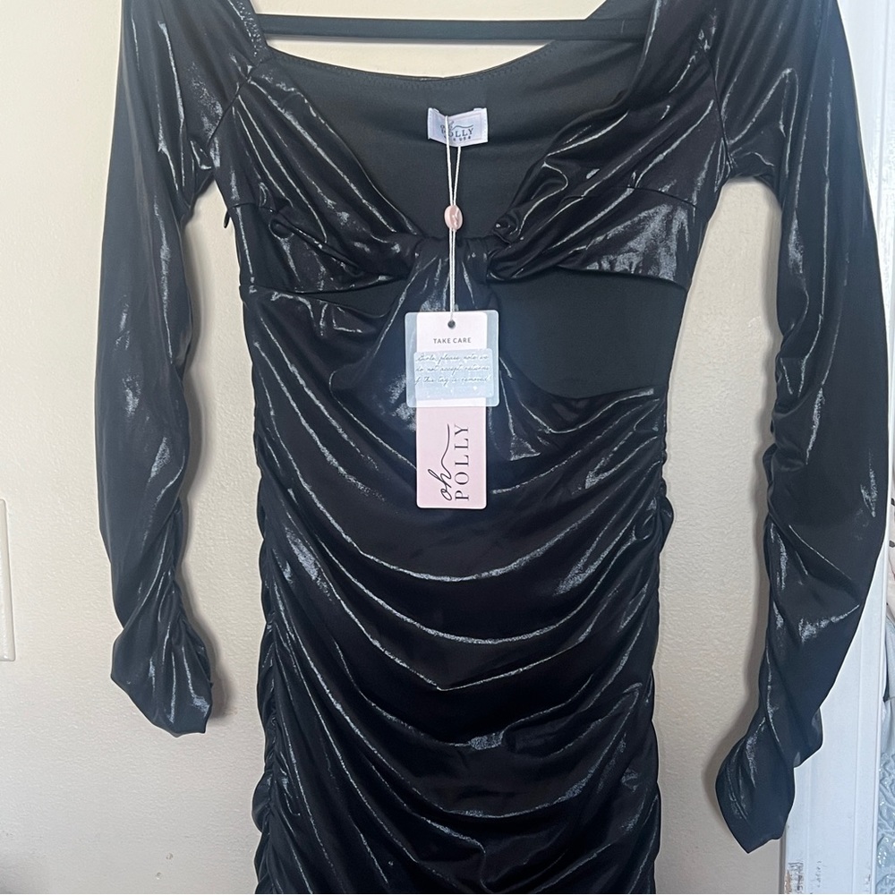 Cut out mini dress